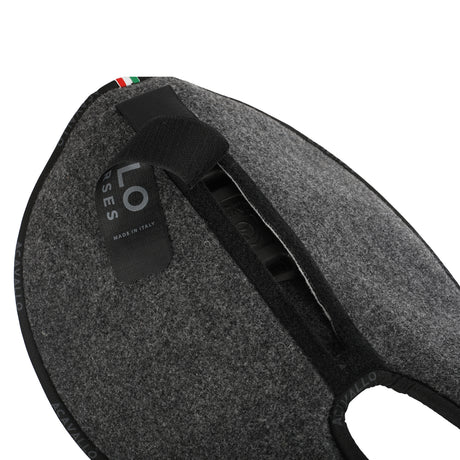 Acavallo Pad Piuma WFS Pocket Double Felt Rear Riser #colour_grey