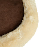 Acavallo Pad Piuma-FS WFS-FS Pocket Suede Flat #colour_brown-natural