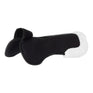 Acavallo Pad Piuma-FS WFS-FS Pocket Suede Front Riser #colour_black-white
