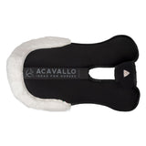 Acavallo Pad Piuma-FS WFS-FS Pocket Suede Front Riser #colour_black-white