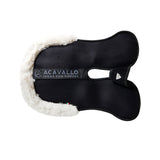 Acavallo Pad Piuma-FS WFS-FS Pocket Suede Rear Riser #colour_black-natural