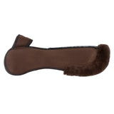 Acavallo Pad Piuma-FS WFS-FS Pocket Suede Front & Rear Riser #colour_brown-brown