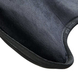 Acavallo Pad Piuma-FS WFS-FS Pocket Suede Front & Rear Riser #colour_black