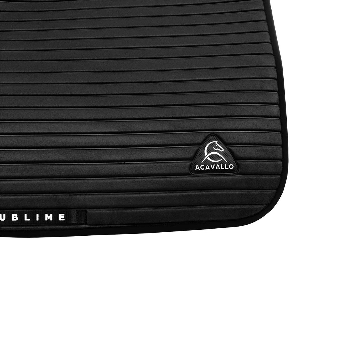 Sublime striped jumping saddle pad in technical fabric