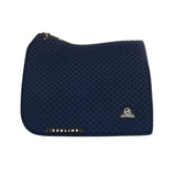 Acavallo Point Dressage Saddle Pad W/Square Back Corner #colour_blue