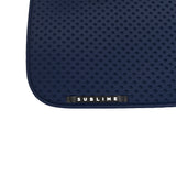 Acavallo Point Dressage Saddle Pad W/Square Back Corner #colour_blue