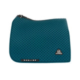 Acavallo Point Dressage Saddle Pad W/Square Back Corner #colour_green