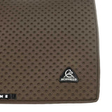 Acavallo Point Dressage Saddle Pad W/Square Back Corner #colour_brown
