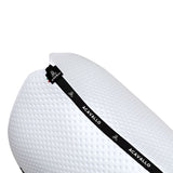 Acavallo Point Dressage Saddle Pad W/Square Back Corner #colour_white