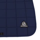 Acavallo Square Jumping Saddle Pad #colour_blue