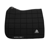 Acavallo Square Dressage Saddle Pad W/Square Back Corner #colour_black