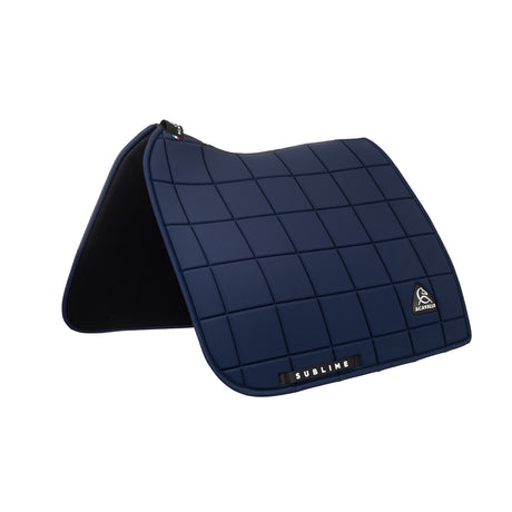 Acavallo Square Dressage Saddle Pad W/Square Back Corner #colour_blue