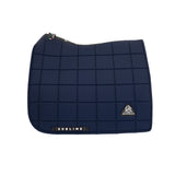 Acavallo Square Dressage Saddle Pad W/Square Back Corner #colour_blue