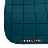 Acavallo Square Dressage Saddle Pad W/Square Back Corner #colour_green