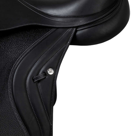 Acavallo Heidy Comfort Dressage Saddle Carbon-Kevlar Tree #colour_black