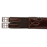 Acavallo Anatomical Jumping Girth Calfskin #colour_brown