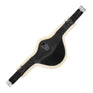 Acavallo Jumping Stud Guard Girth Removable Faux Sheepskin #colour_black