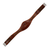 Acavallo Anatomical Jumping Girth Leather #colour_cognac