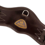 Acavallo Anatomical Dressage Girth Leather #colour_brown