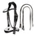 Acavallo Giocanda Bridle Calfskin & Double Reins #colour_black