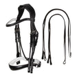 Acavallo Giocanda Bridle Calfskin & Double Reins #colour_black
