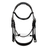 Acavallo Giocanda Bridle Calfskin & Double Reins #colour_black