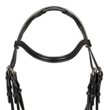 Acavallo Giocanda Bridle Calfskin & Double Reins #colour_black