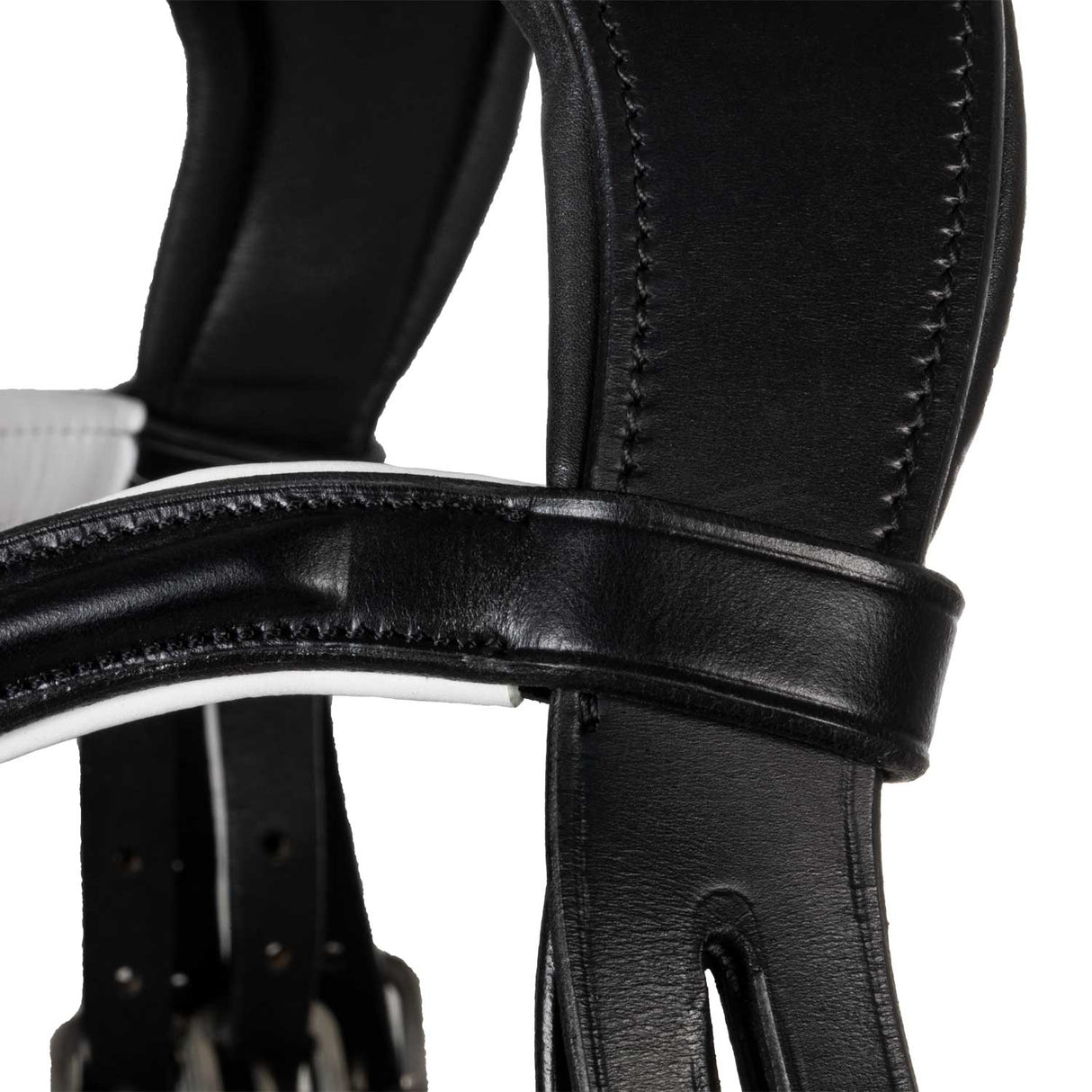 Acavallo Giocanda Bridle Calfskin & Double Reins #colour_black