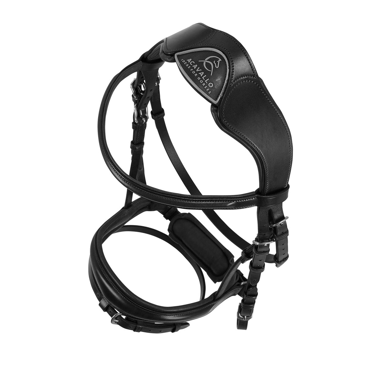 Acavallo Maestà Bridle Calfskin #colour_black