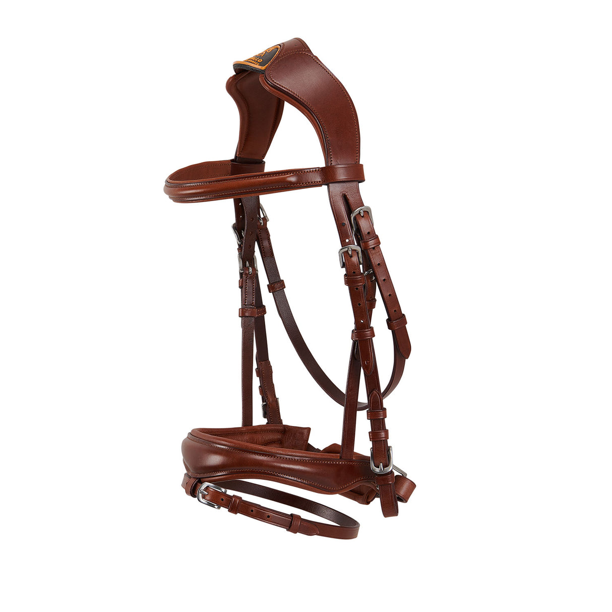 Acavallo Maestà Bridle Calfskin #colour_cognac