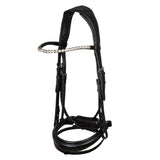 Acavallo Starry Night Calfskin Bridle #colour_black
