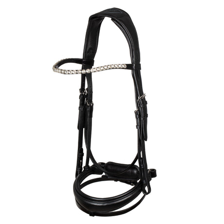 Acavallo Starry Night Calfskin Bridle #colour_black