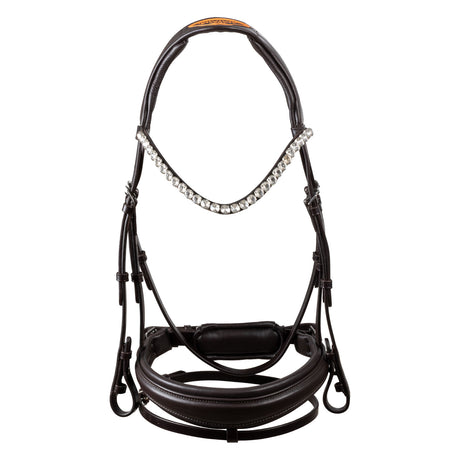 Acavallo Starry Night Calfskin Bridle #colour_brown