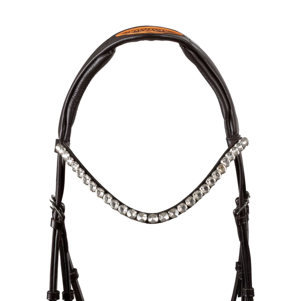 Acavallo Starry Night Calfskin Bridle #colour_brown