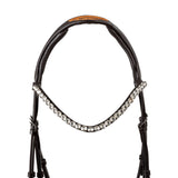 Acavallo Starry Night Calfskin Bridle #colour_brown