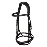 Acavallo Guernica Calfskin Bridle #colour_black