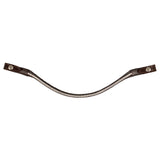 Acavallo Browband Calfskin & Oval Crystals #colour_brown-transparent