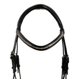 Acavallo Sunset Bridle Calfskin #colour_black