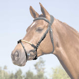 Acavallo Rope Flash Noseband #colour_black