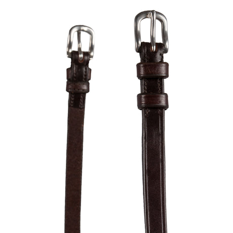 Acavallo Rope Flash Noseband #colour_brown