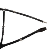 Acavallo Anatomical 5-Point Breastplate #colour_black