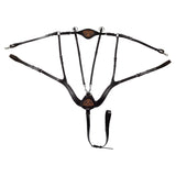 Acavallo Anatomical 5-Point Breastplate #colour_brown