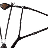 Acavallo Anatomical 5-Point Breastplate #colour_brown