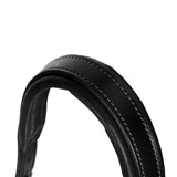 Acavallo Halter Anatomical Leather Rope Noseband #colour_black