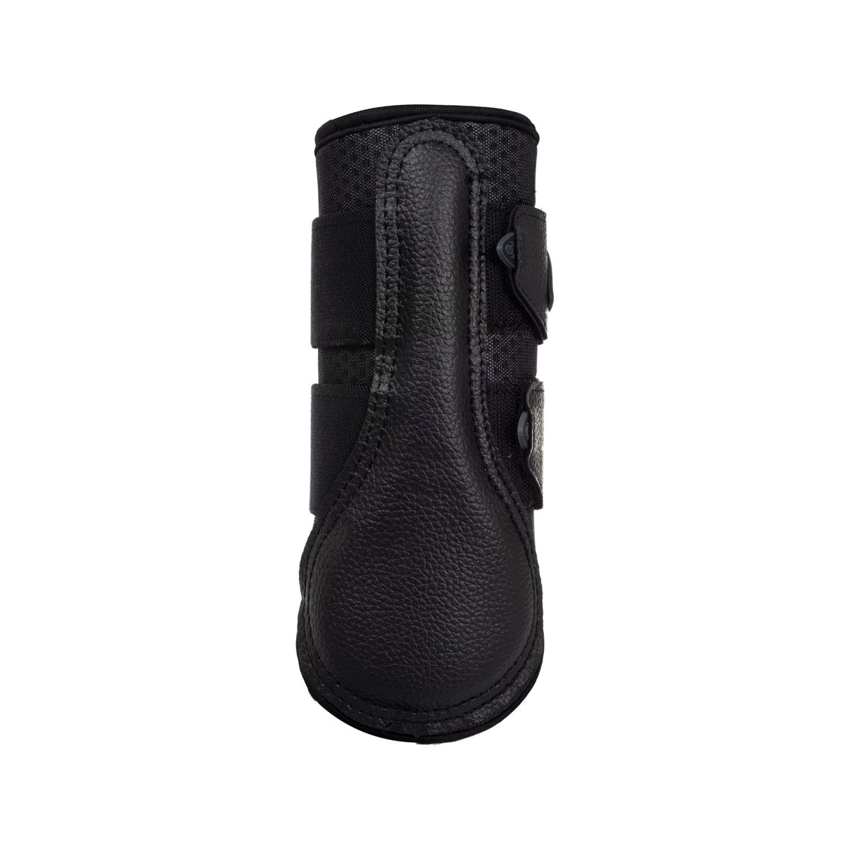 Acavallo Front Brushing Boots Perforated Neoprene #colour_black