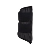 Acavallo Front Brushing Boots Perforated Neoprene #colour_black