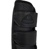 Acavallo Front Brushing Boots Perforated Neoprene #colour_black