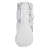 Acavallo Front Brushing Boots Perforated Neoprene #colour_white