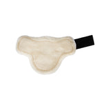 Acavallo Jumping Fetlock Boots Faux Sheepskin & Hook-And-Loop Closure #colour_black