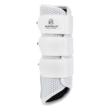 Acavallo Hind Brushing Boots Perforated Neoprene #colour_white